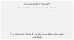 Desktop Screenshot of germanuniversities.org