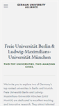 Mobile Screenshot of germanuniversities.org