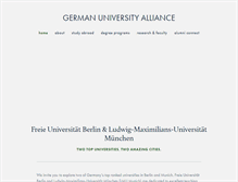 Tablet Screenshot of germanuniversities.org